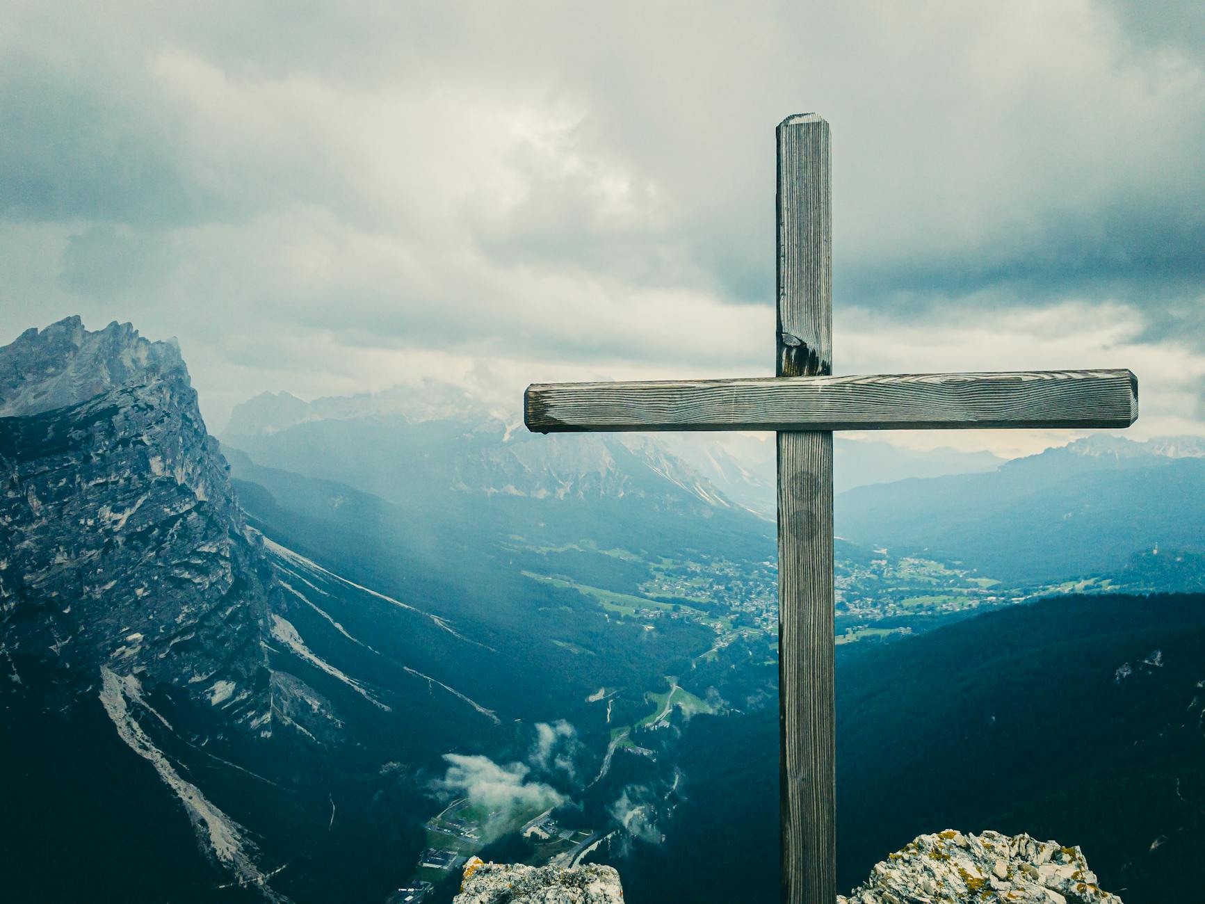 mountain top in the dolomites